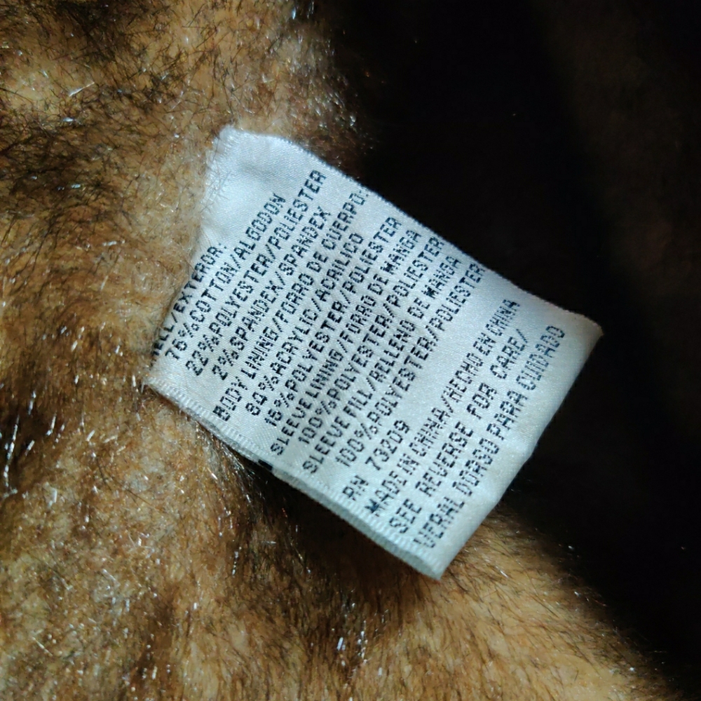 Marvin Richards 1990’s Faux Fur Vintage Denim Jacket - Picture 8 of 10